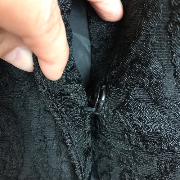 Coldwater Creek Shaped Plus Size W18 Lined Snap Button Black Jacket - Picture 5 of 7